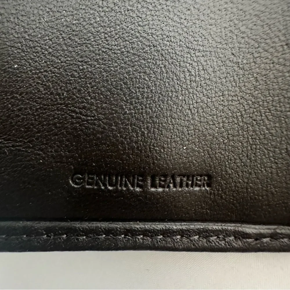 Vintage Perry Ellis Soft Genuine Leather Brown Wallet
